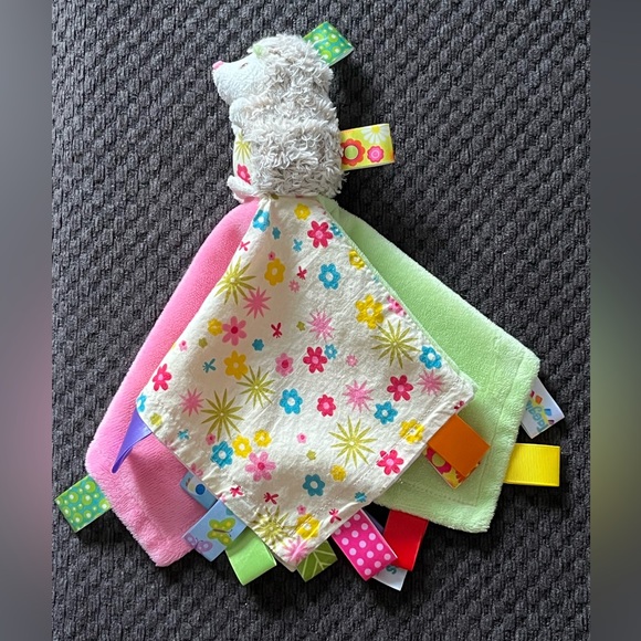 Taggies Hedgehog Lovey Baby Security Blanket - Picture 11 of 13